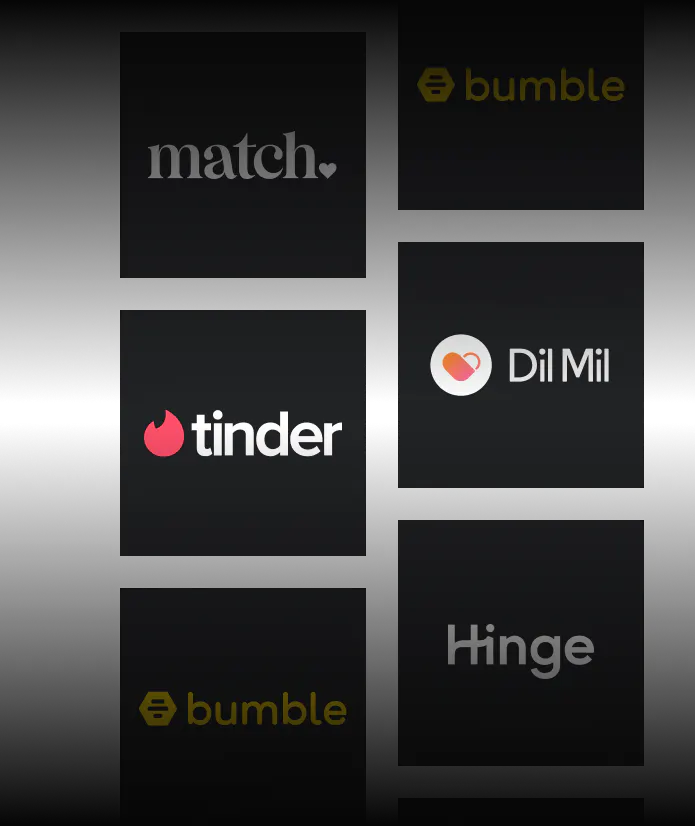 Dating app logos